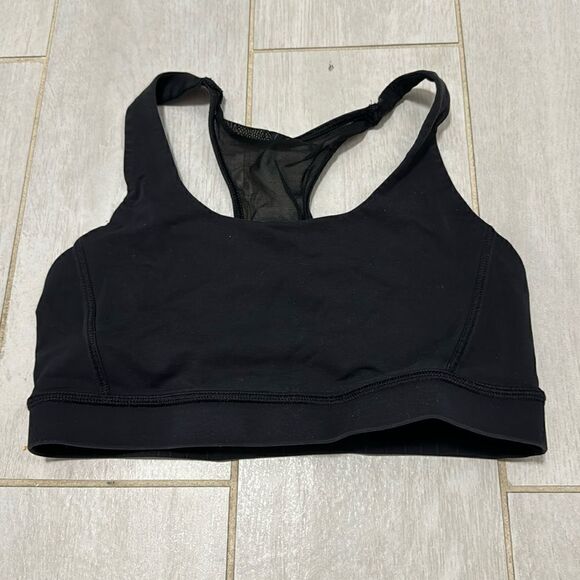 lululemon athletica Tops - Black lululemon mesh back bra 4